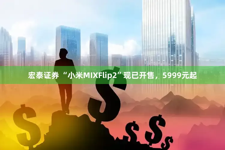 宏泰证券 “小米MIXFlip2”现已开售，5999元起
