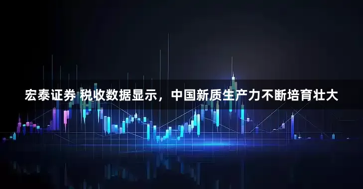 宏泰证券 税收数据显示，中国新质生产力不断培育壮大