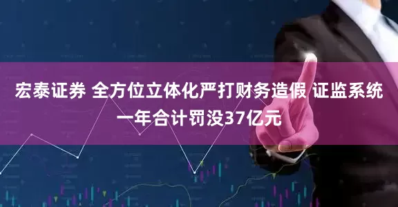 宏泰证券 全方位立体化严打财务造假 证监系统一年合计罚没37亿元