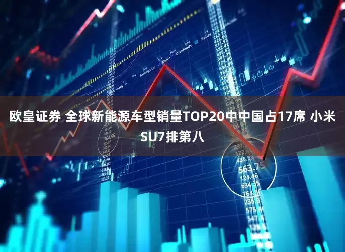 欧皇证券 全球新能源车型销量TOP20中中国占17席 小米SU7排第八